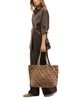 Naghedi Naghedi Medium Woven Stripe Suede & Fabric Tote - 5