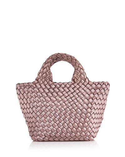 Naghedi Naghedi Petit Woven Satin Tote