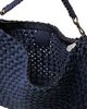 Naghedi Naghedi Porto Medium Double Weave Half Moon Bag - 3