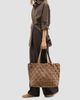 NAGHEDI Women's Como Medium Striped Suede Tote Bag - 2