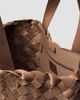 NAGHEDI Women's Como Medium Striped Suede Tote Bag - 5