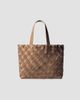 NAGHEDI Women's Como Medium Striped Suede Tote Bag - 6