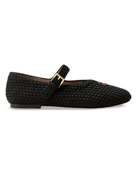 NAGHEDI Women's Marais Cherry Mary Jane Flats