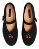 NAGHEDI Women's Marais Cherry Mary Jane Flats - 3