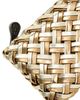 Naghedi Women's St. Barths Petit Double Weave Metallic Top Handle Bag - 5