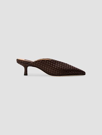 NAGHEDI Women's Strada Satin Kitten Heels