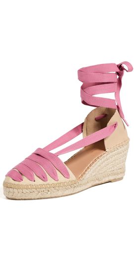 Naguisa Naguisa Moraira Wedge Espadrilles Pink