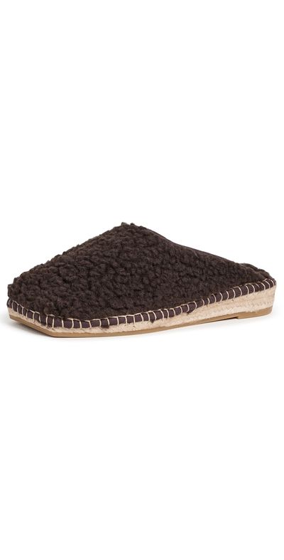 Naguisa Naguisa Namo Teddy Slides Dark Brown