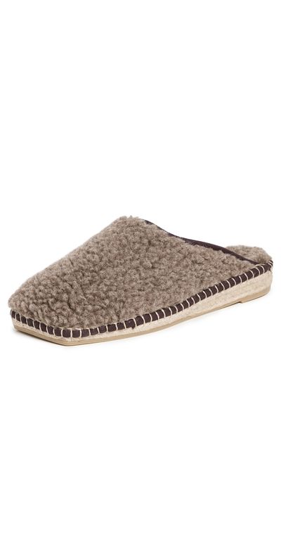 Naguisa Naguisa Namo Teddy Slides Taupe