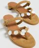 Naguisa Naguisa Noya Thong Sandal Camel - 5