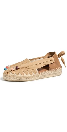 Naguisa Naguisa Soc Beaded Espadrilles Sand Beads
