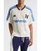 NAHMIAS NAHMIAS 24 Oversize Cotton Pointelle V-Neck Soccer Jersey - 1