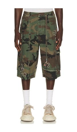 Nahmias Nahmias Floral Patch Crystal Camo Short