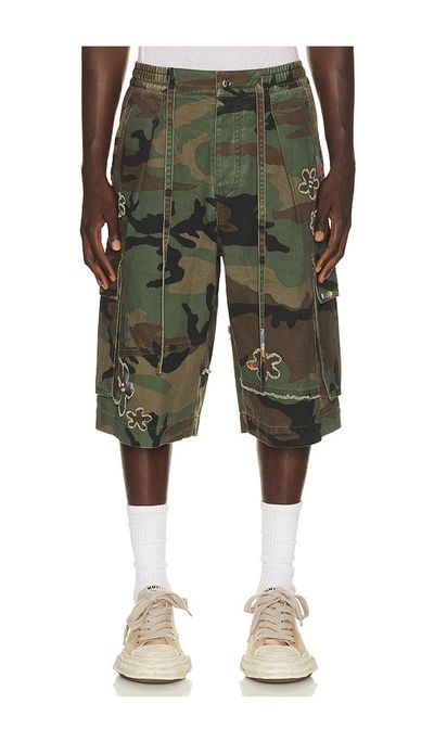 Nahmias Nahmias Floral Patch Crystal Camo Short
