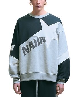 Nahmias Nahmias Mvp Logo Star Cotton Crewneck Sweatshirt