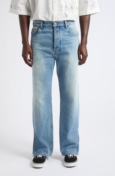 NAHMIAS NAHMIAS Split Cuff Straight Leg Jeans