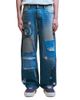 Nahmias Nahmias Wipeout Loose Jeans in Medium Indigo Wash - 1