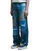 Nahmias Nahmias Wipeout Loose Jeans in Medium Indigo Wash - 3