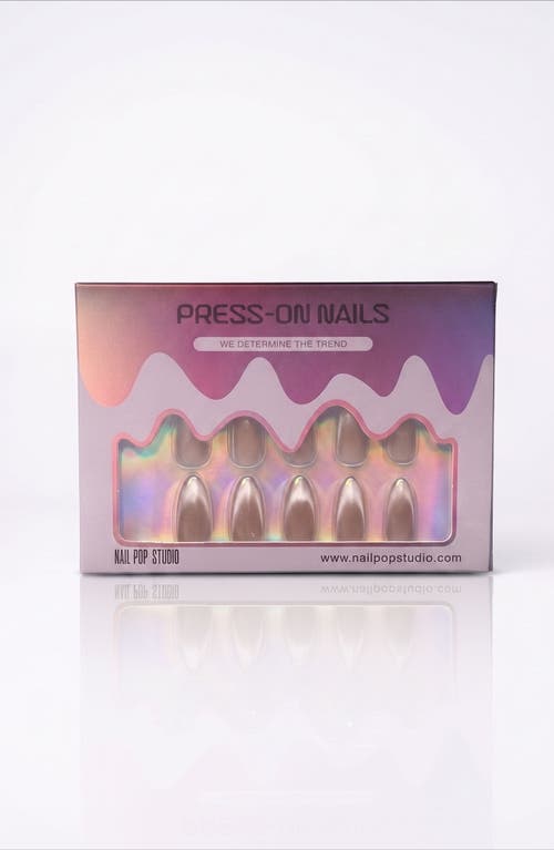 Nail Pop Studio Nail Pop Studio Knightshield Almond Press On Nails 