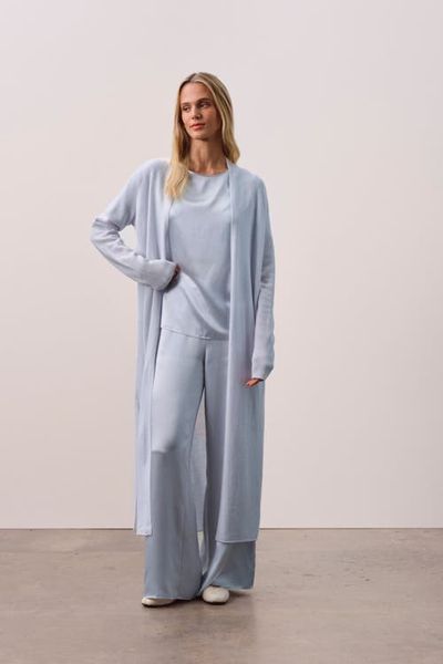 NAKED CASHMERE NAKED CASHMERE FAYE LONGLINE CASHMERE CARDIGAN