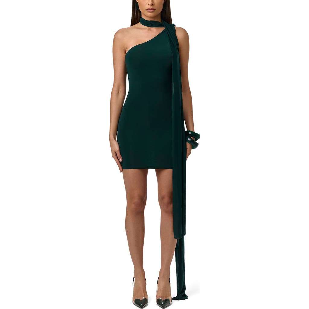 Naked Wardrobe Naked Wardrobe Bare Body Tie Shoulder Body-Con Minidress