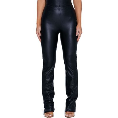 Naked Wardrobe Naked Wardrobe Bootcut Faux Leather Pants