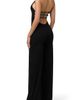 Naked Wardrobe Naked Wardrobe Butter Halter Wide Leg Jumpsuit - 4