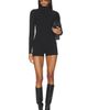 Naked Wardrobe Naked Wardrobe Butter Turtleneck Contour Romper - 1