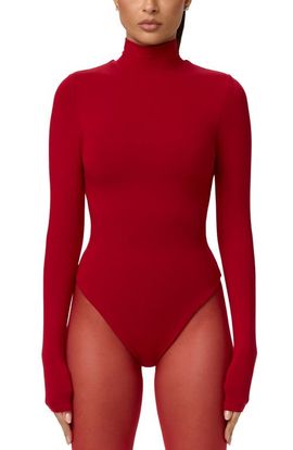 Naked Wardrobe Naked Wardrobe Butter Turtleneck Long Sleeve Bodysuit