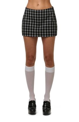 Naked Wardrobe Naked Wardrobe Check Suiting Miniskirt