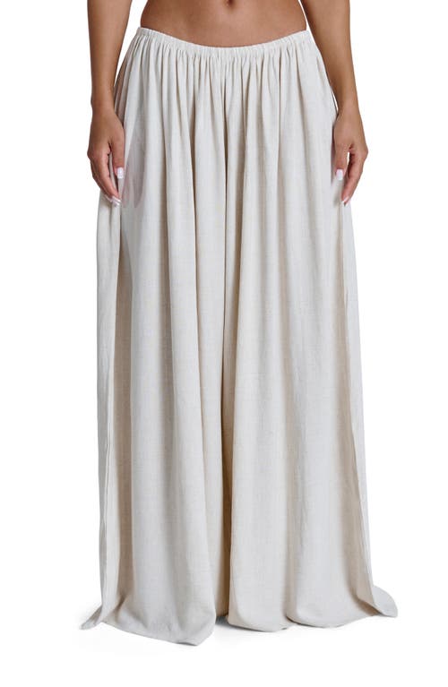 Naked Wardrobe Naked Wardrobe Cotton & Linen WIde Leg Pants