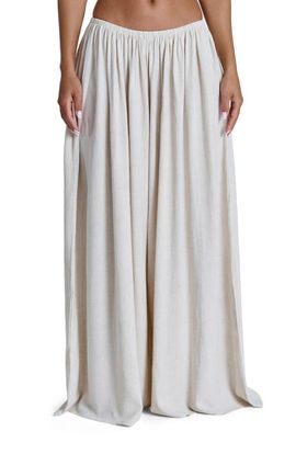 Naked Wardrobe Naked Wardrobe Cotton & Linen WIde Leg Pants