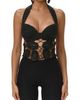 Naked Wardrobe Naked Wardrobe Crocheted Halter Top - 1