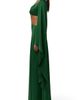 Naked Wardrobe Naked Wardrobe Cutout Satin Maxi Dress - 3