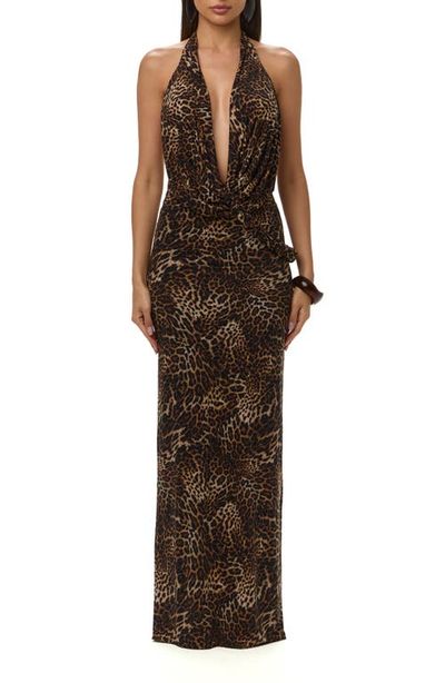 leopard print strappy plunge bodycon dress Leopard Print Lace Trim Strappy Bodycon Mini Dress