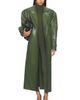 Naked Wardrobe Naked Wardrobe Double Collar Faux Leather Trench Coat - 2