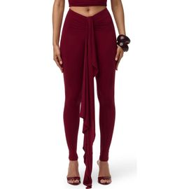Naked Wardrobe Naked Wardrobe Drape Front Leggings