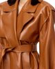 Naked Wardrobe Naked Wardrobe Faux Leather Crop Trench Coat - 4