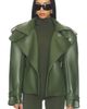 Naked Wardrobe Naked Wardrobe Faux Leather Short Trench - 2