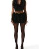 Naked Wardrobe Naked Wardrobe Feather Miniskirt - 4