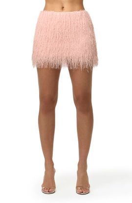 Naked Wardrobe Naked Wardrobe Fringe Miniskirt