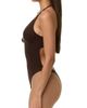 Naked Wardrobe Naked Wardrobe Halter Deep V-Neck Bodysuit - 3