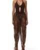 Naked Wardrobe Naked Wardrobe Halter Deep V-Neck Bodysuit - 4