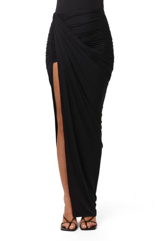 Naked Wardrobe Naked Wardrobe High Slit Maxi Skirt