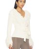 Naked Wardrobe Naked Wardrobe Knit Fringe V-neck Cardigan - 2