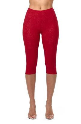 Naked Wardrobe Naked Wardrobe Lace Capri Leggings