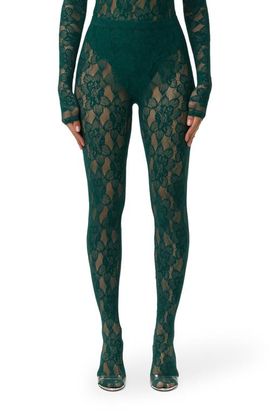 Naked Wardrobe Naked Wardrobe Lace Closed Toe Leggings