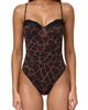Naked Wardrobe Naked Wardrobe Lace Trim Bodysuit - 1