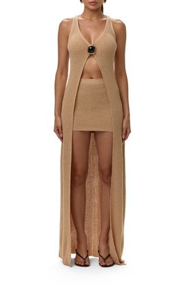 Naked Wardrobe Naked Wardrobe Long Knit Vest