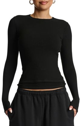 Naked Wardrobe Naked Wardrobe Micro Rib Top